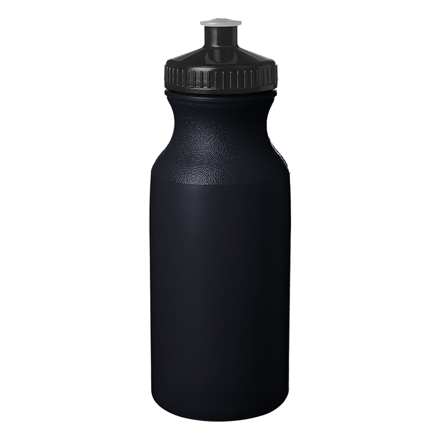 Lightweight Push-cap Water Bottle - Recyclable, 20 oz.