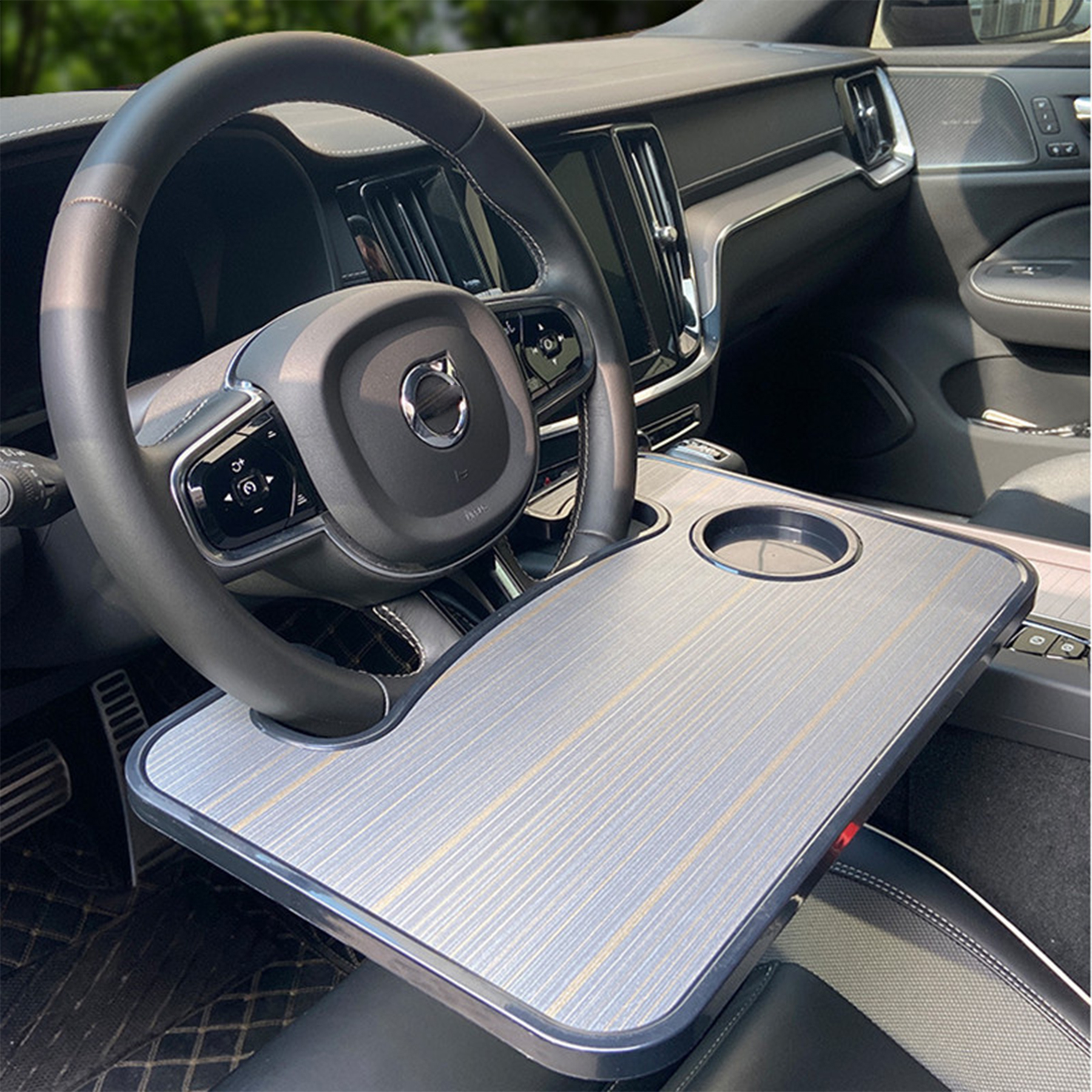 Wood Portable Car Mounted Small Table Board 2