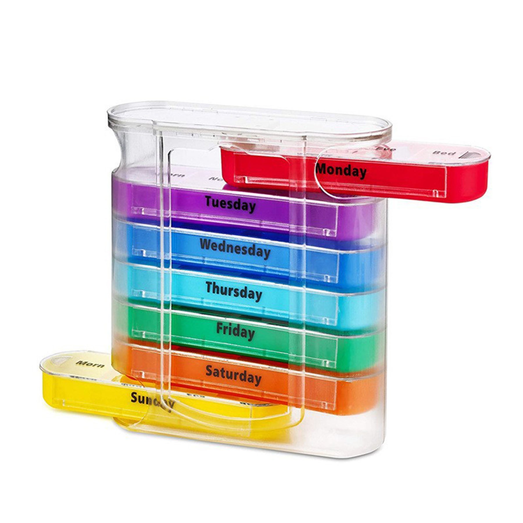 Weekly 7 Daily Drawer Type Pill Dispenser Case 4
