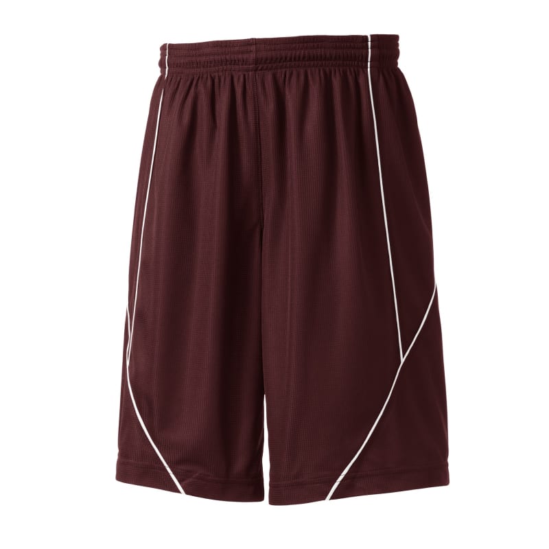 Sport-Tek Youth PosiCharge Mesh Reversible Spliced Short. 11