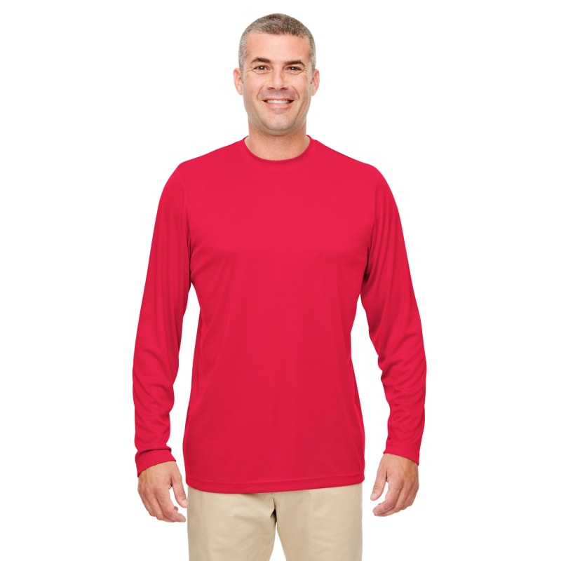 UltraClub Men's Cool & Dry Performance Long-Sleeve Top 6