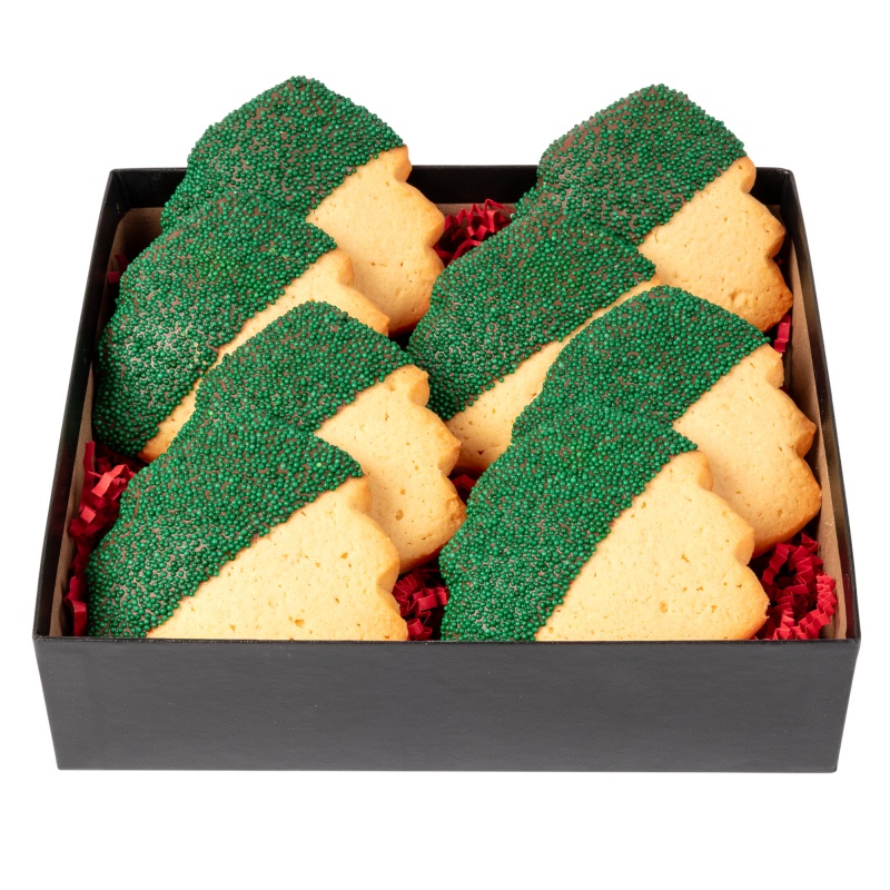 Decadent Christmas Tree Cookies in Gift Box 2