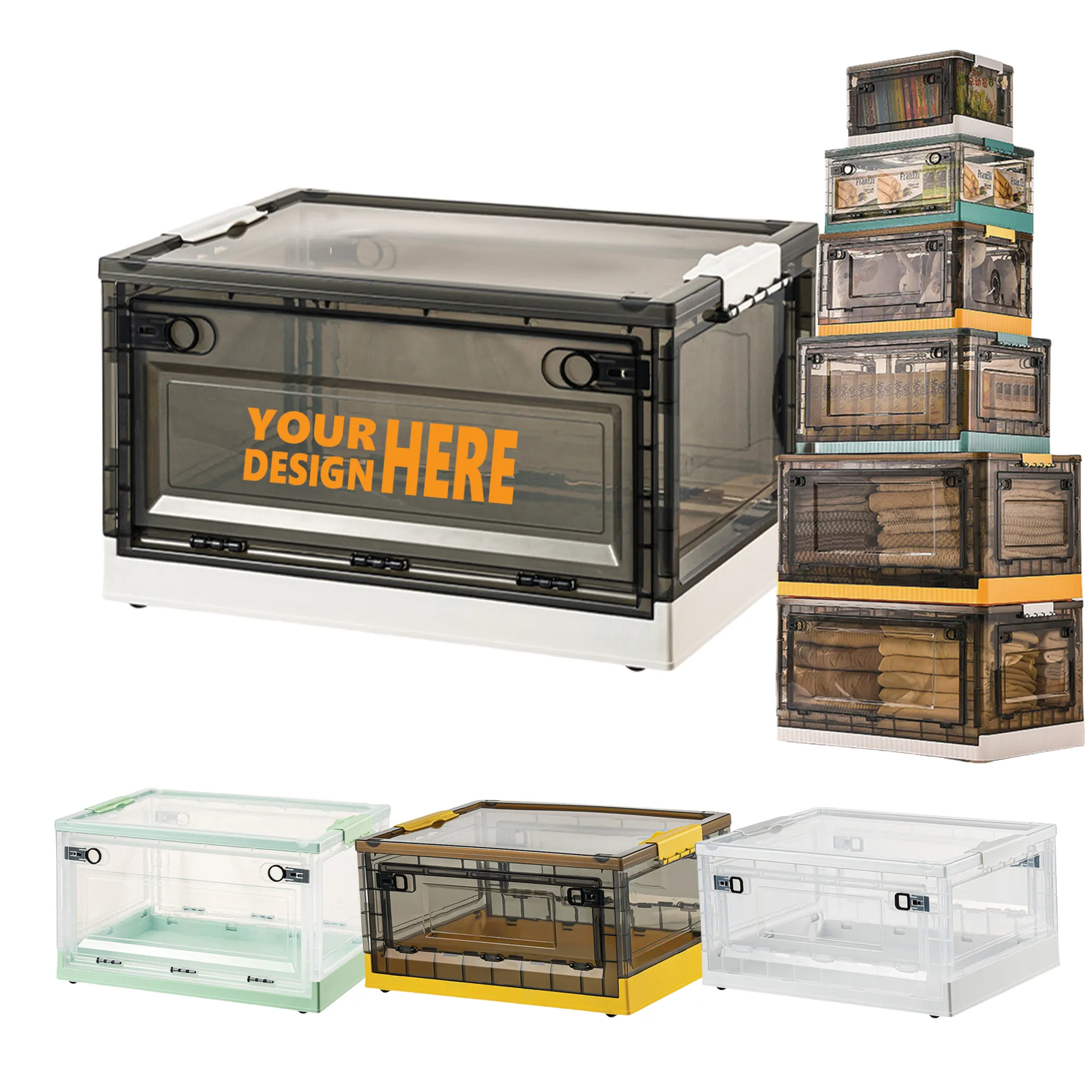 Transparent Folding Storage Box