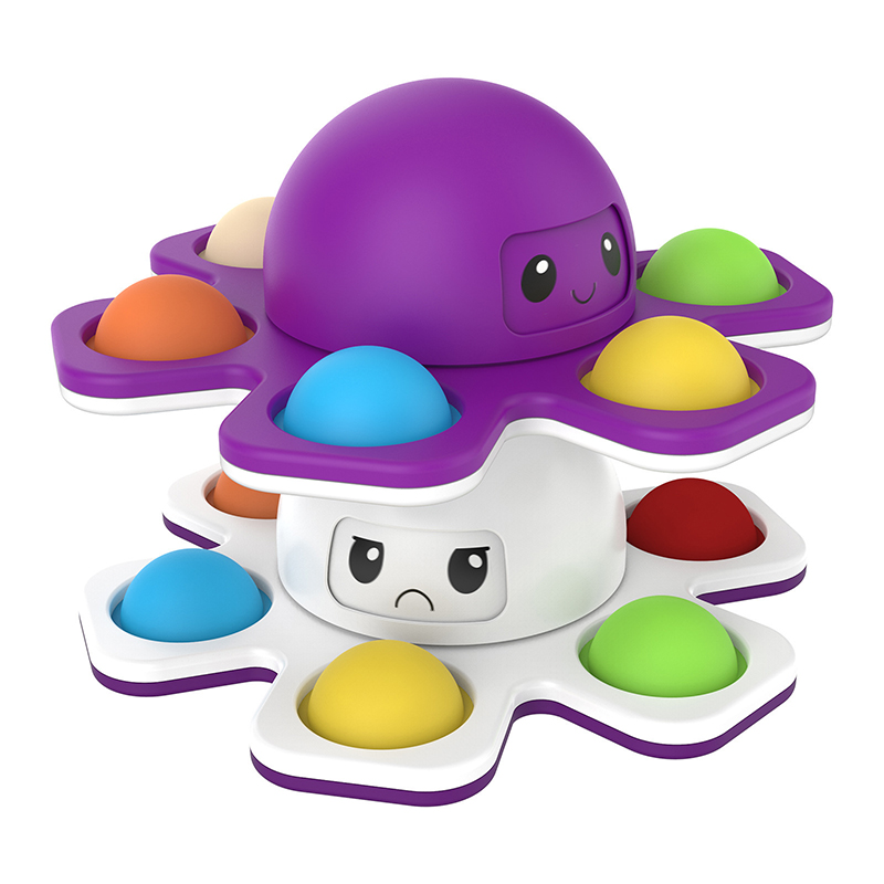 Octopus Face-Changing Bubble Sensory Toy 3
