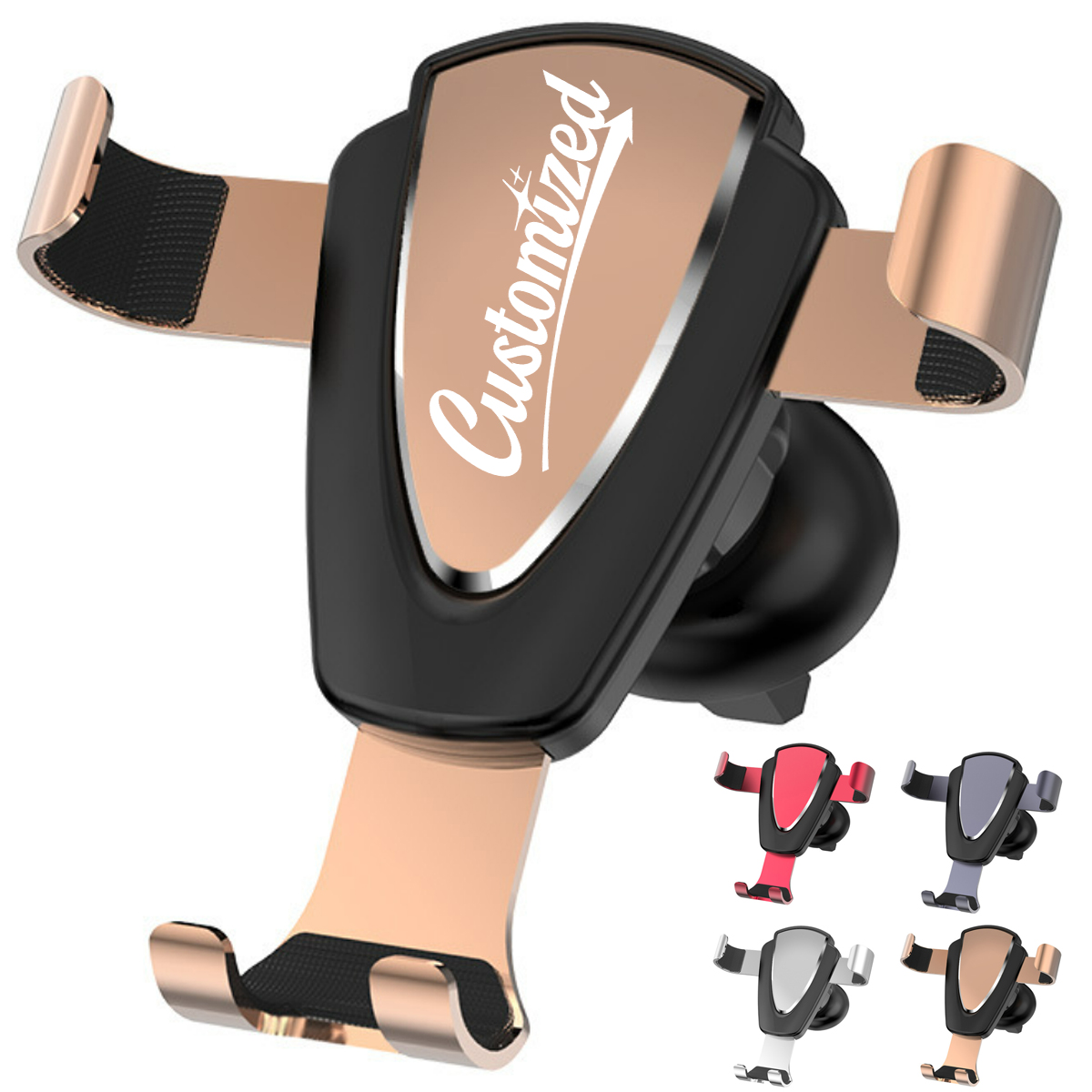 Rose Gold Gravity Car Vent Phone Holder 6
