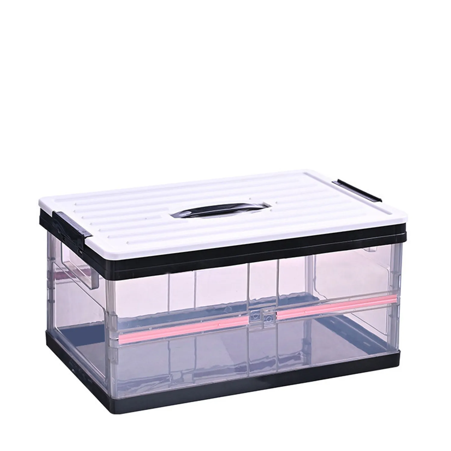 30L Foldable Storage Bin With Lid 5