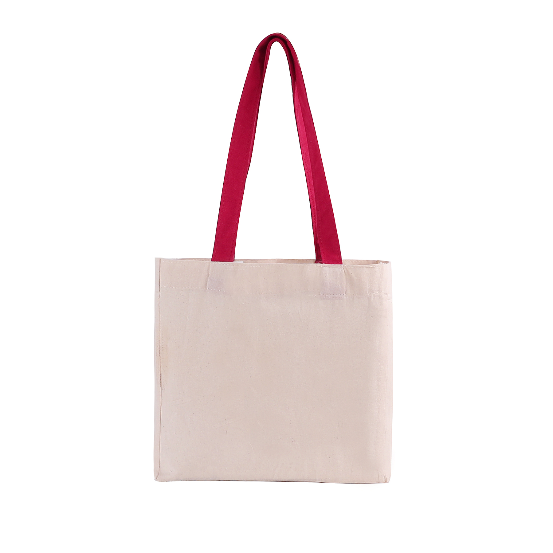 Cotton Colored Handle Tote w/Gusset, custom tote bag with logo imprint 10