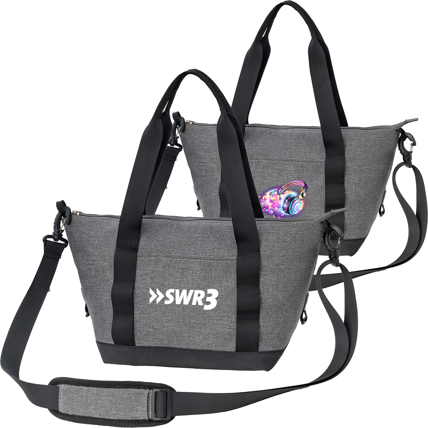 Heather Lite Compact Insulated Lunch Bag with Adjustable Strap 3