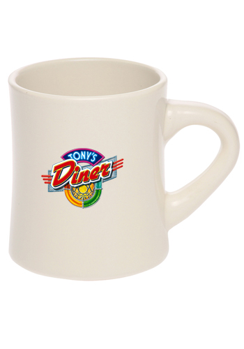 12 oz. Thick Grip Glossy Ceramic Diner Mugs 9