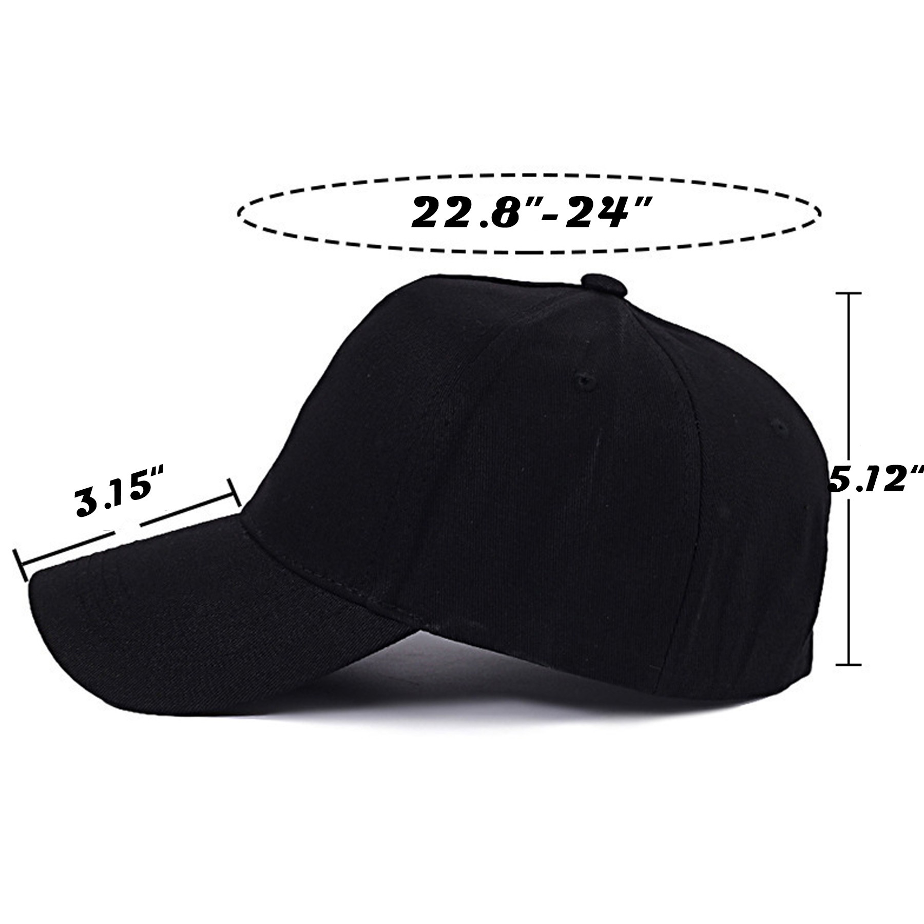 Cotton Baseball Cap w/ Buckle 4
