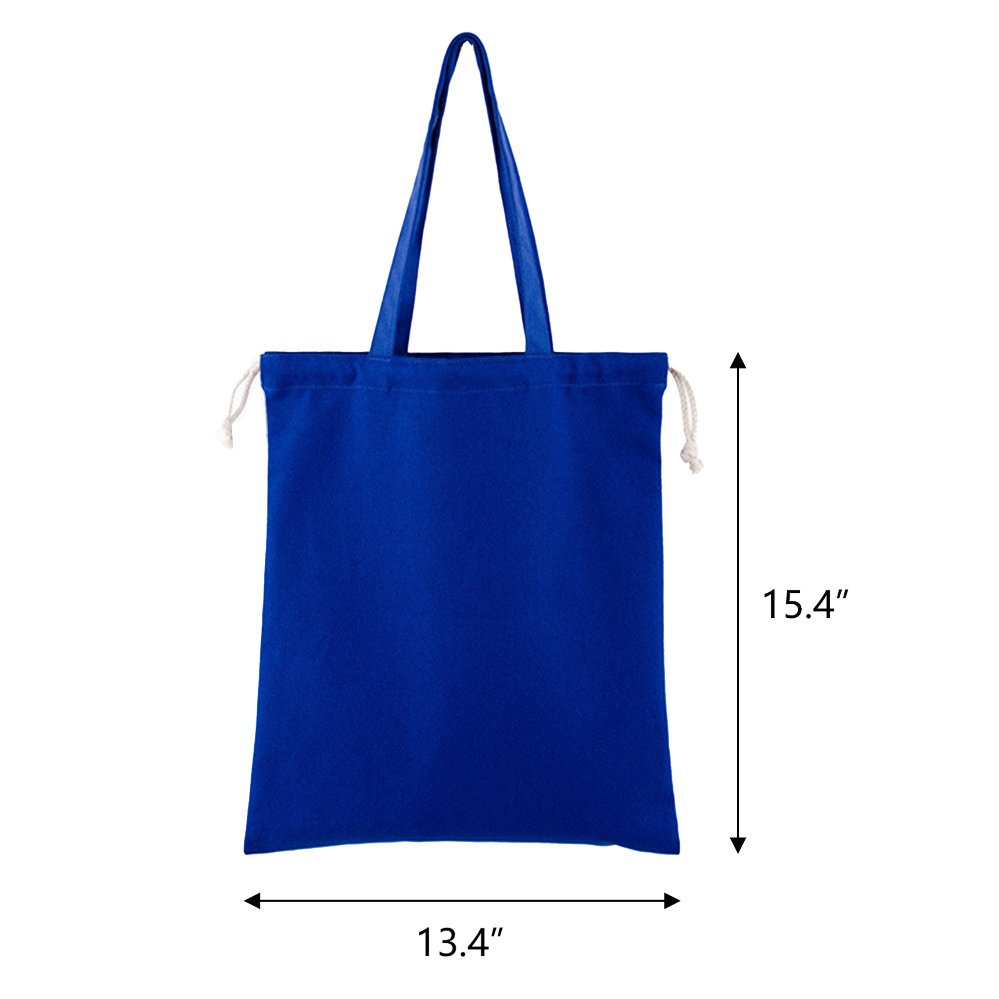Drawstring Canvas Tote Bag 2