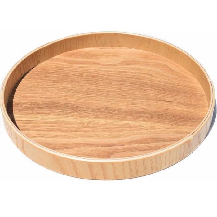 Wood Non-Fragile Dinner Plate 2