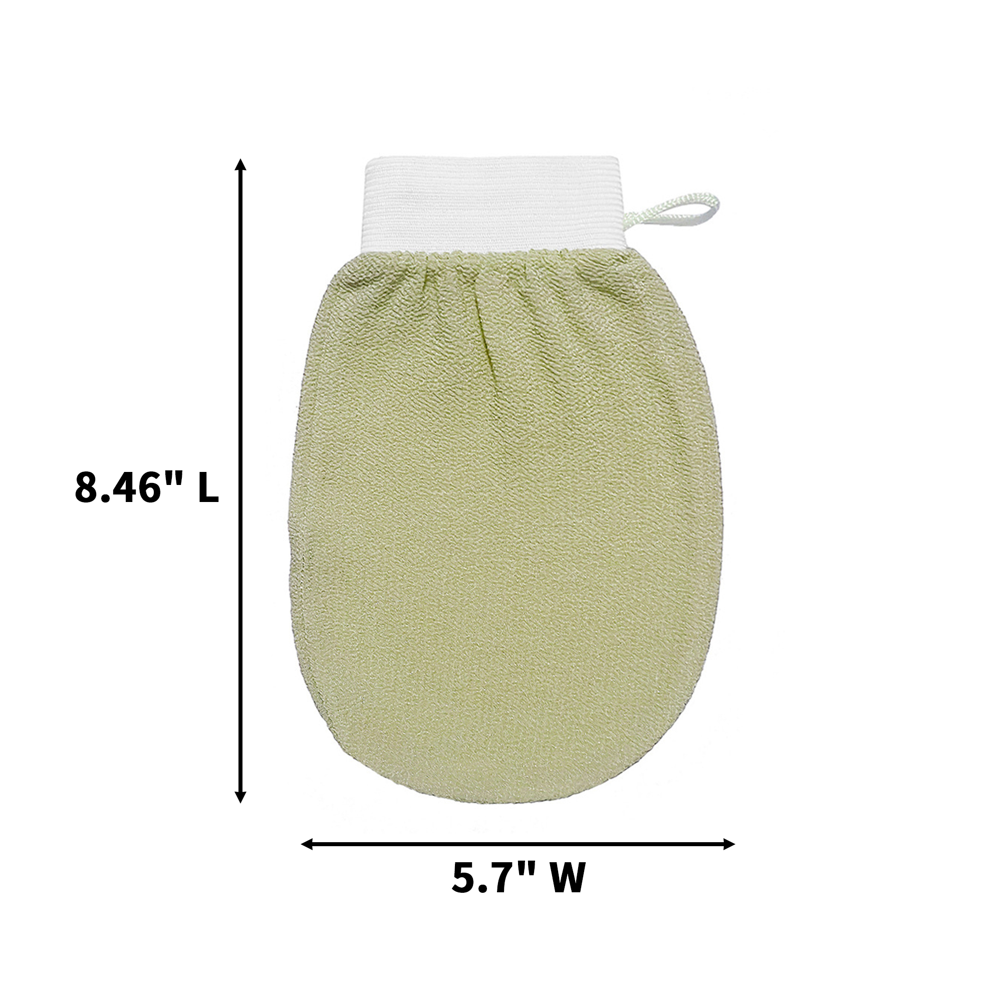Exfoliating Bath Glove 8.46" Length X 5.7" Width 18