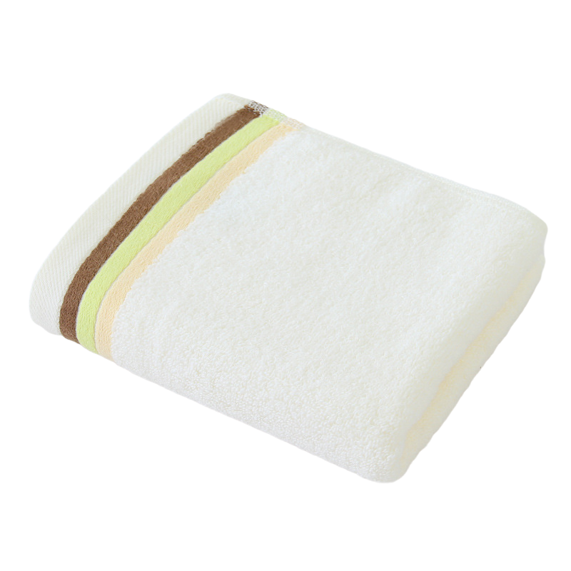 Custom Gift 100% Cotton Soft Striped Hand & Face Towel 4