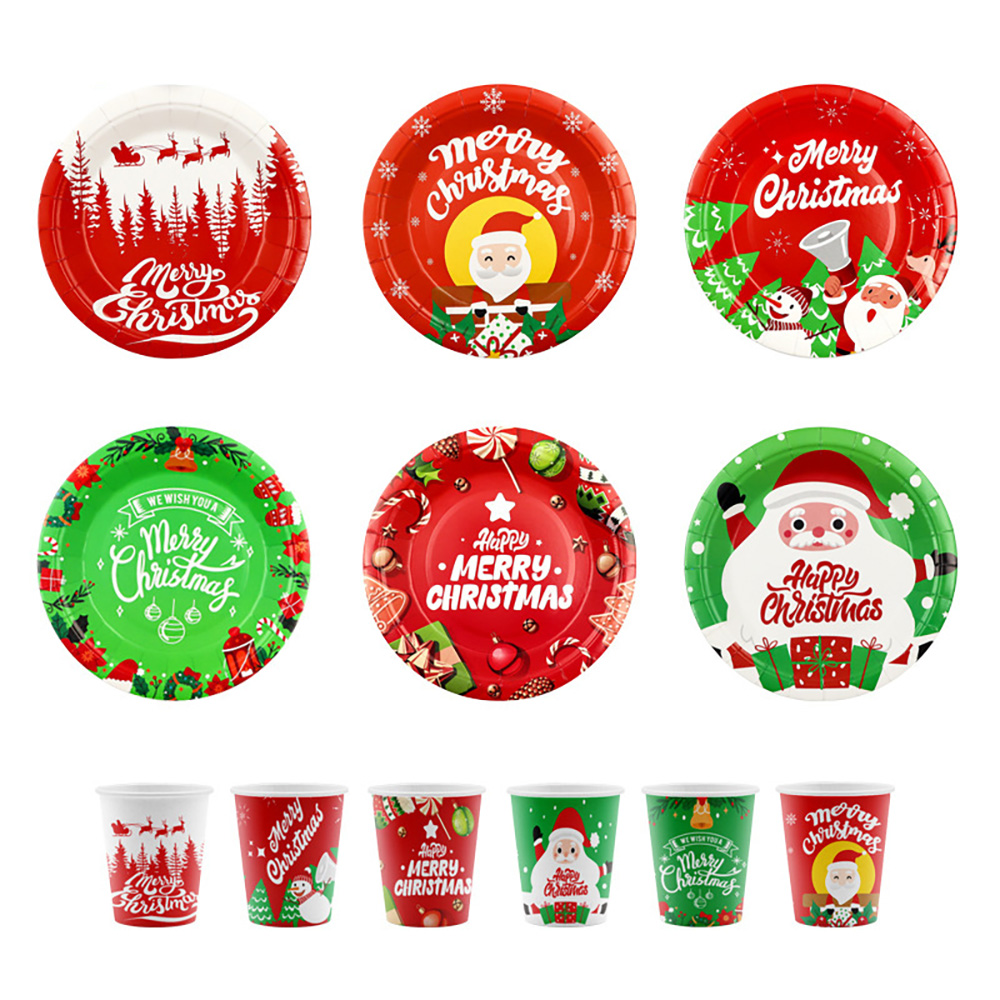 7'' Christmas Paper Plate 6