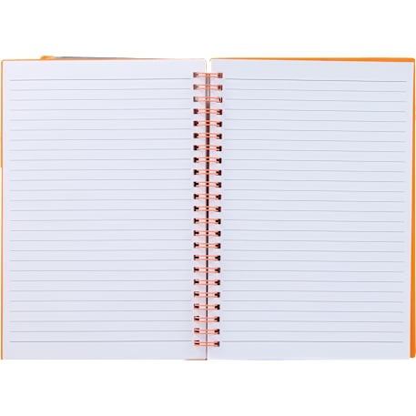 5.5" x 8.5" Spiral Notebook with Clear Pocket 5