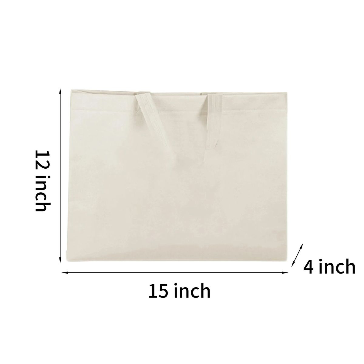 Cotton Canvas Tote with Reinforced Stitching for Heavy Loads 2