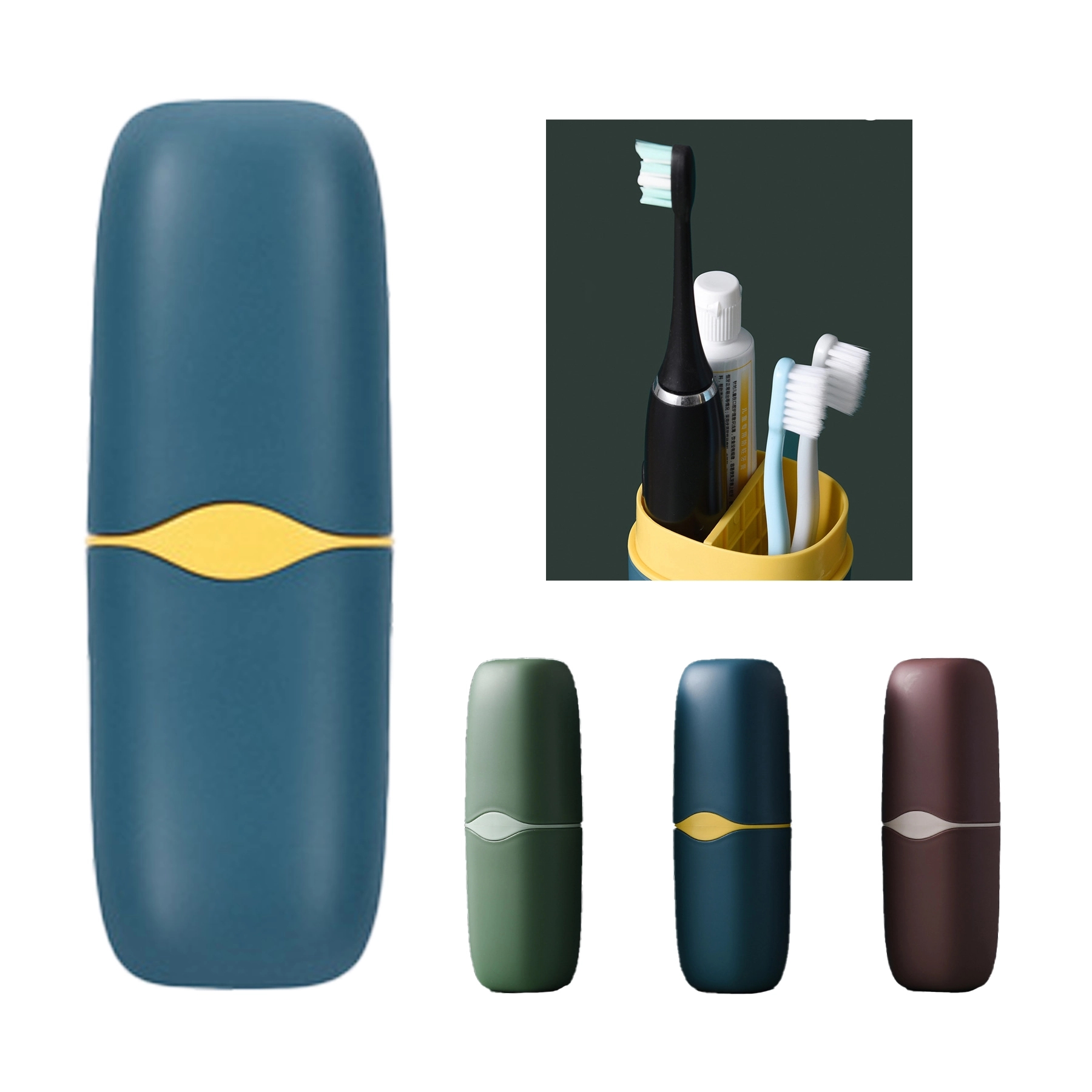 Portable Travel Mouthwash Toothbrush Cup 2