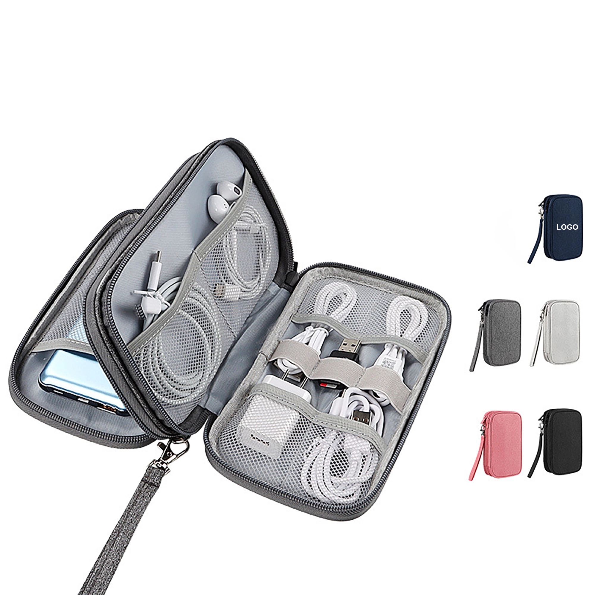 Canvas Double Layers Organizer Bag 3