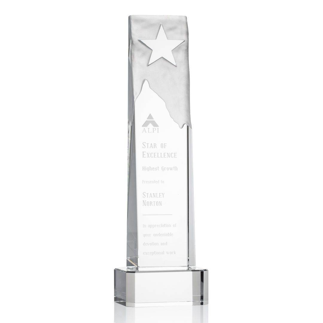 Stapleton Star Award on Base - Clear 7