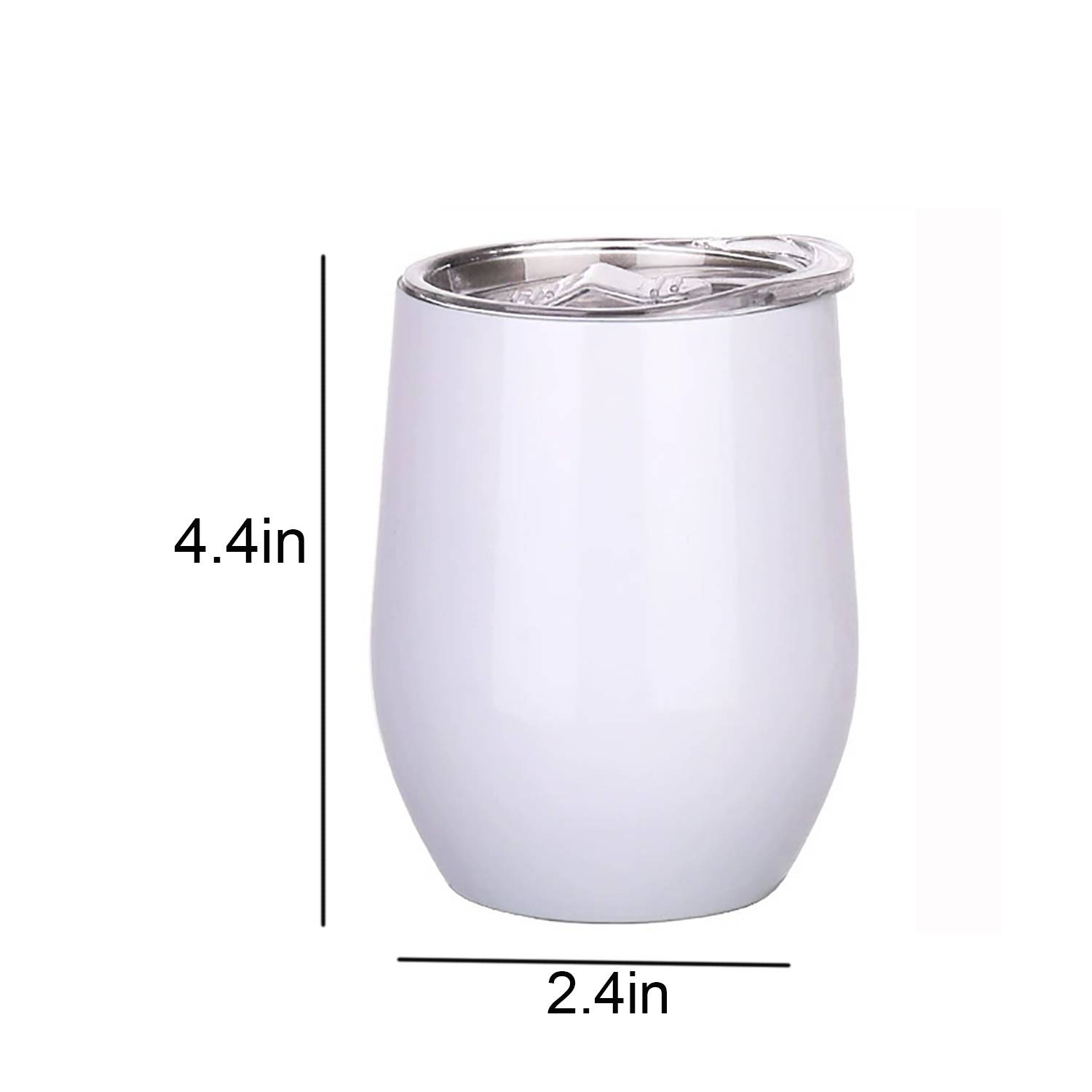 12oz U-shaped Stainless Steel Insulated Tumbler with Lid 3