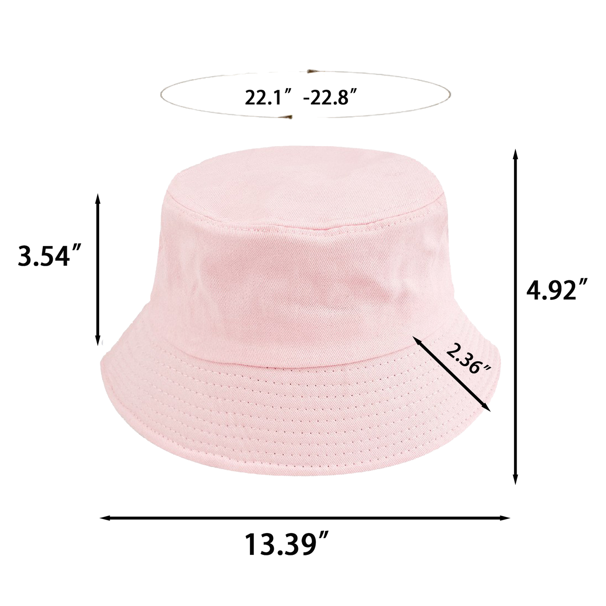All-Season Polyester-Cotton Blend Durable Fisherman's Hat 2