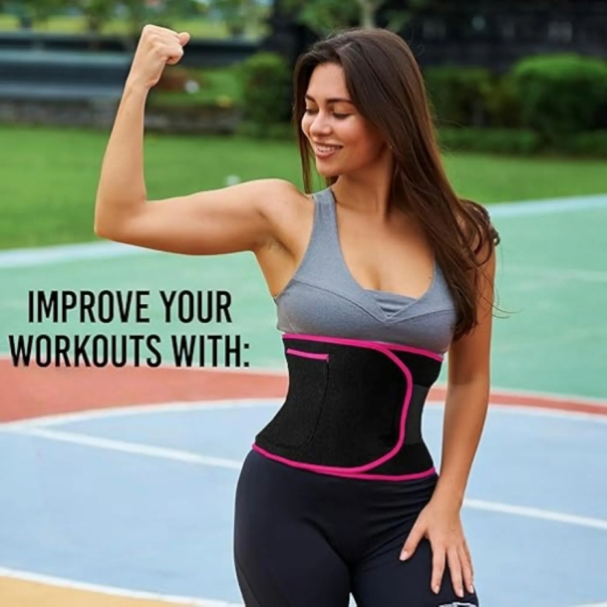 Sweat Absorbing Sports Training Waist Support Belt 5