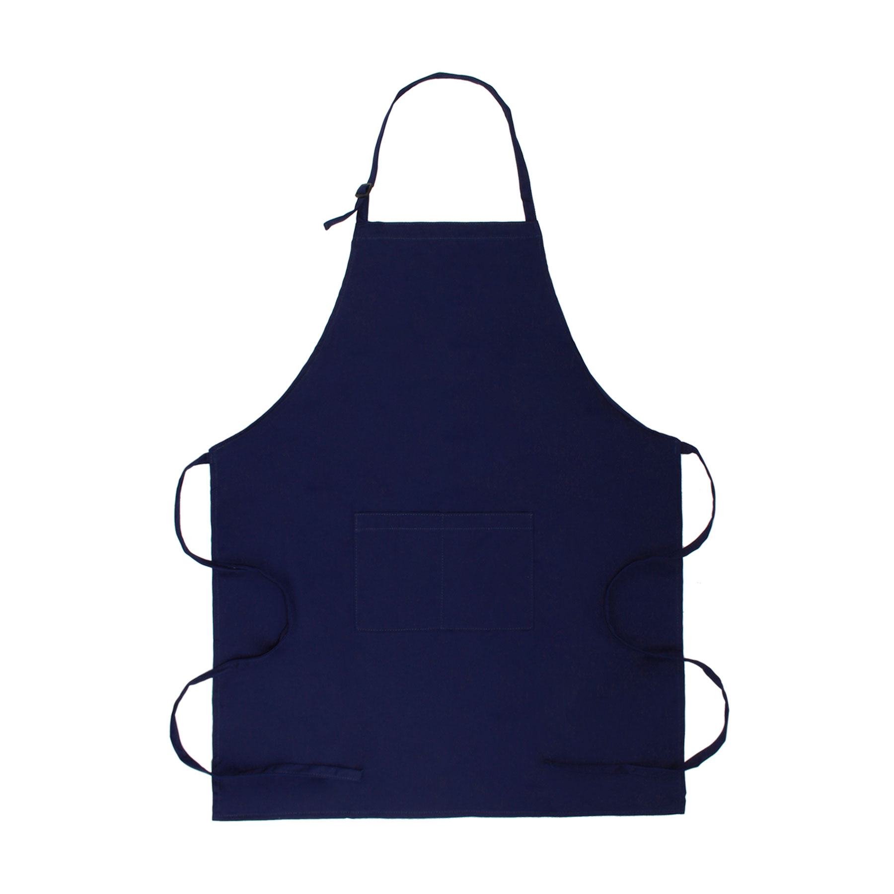 7 Oz. Adjustable Poly Cotton Twill Bib Apron W/2-Pocket 17