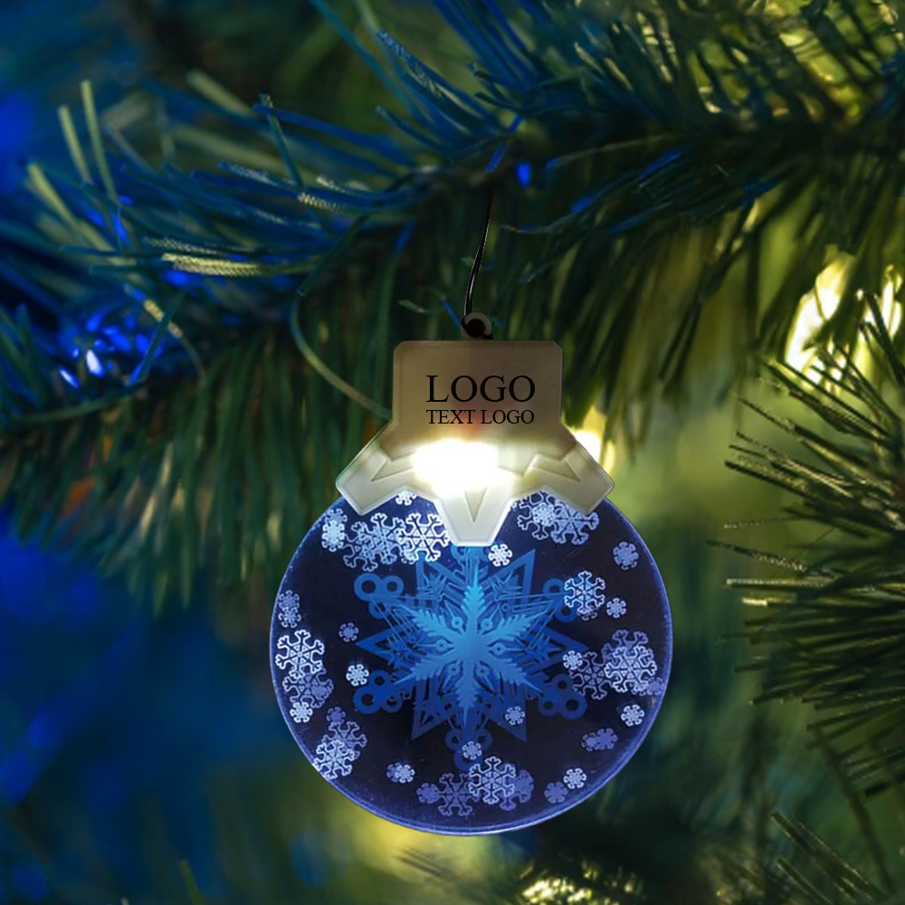 Snowflake LED Acrylic Light Ornament
