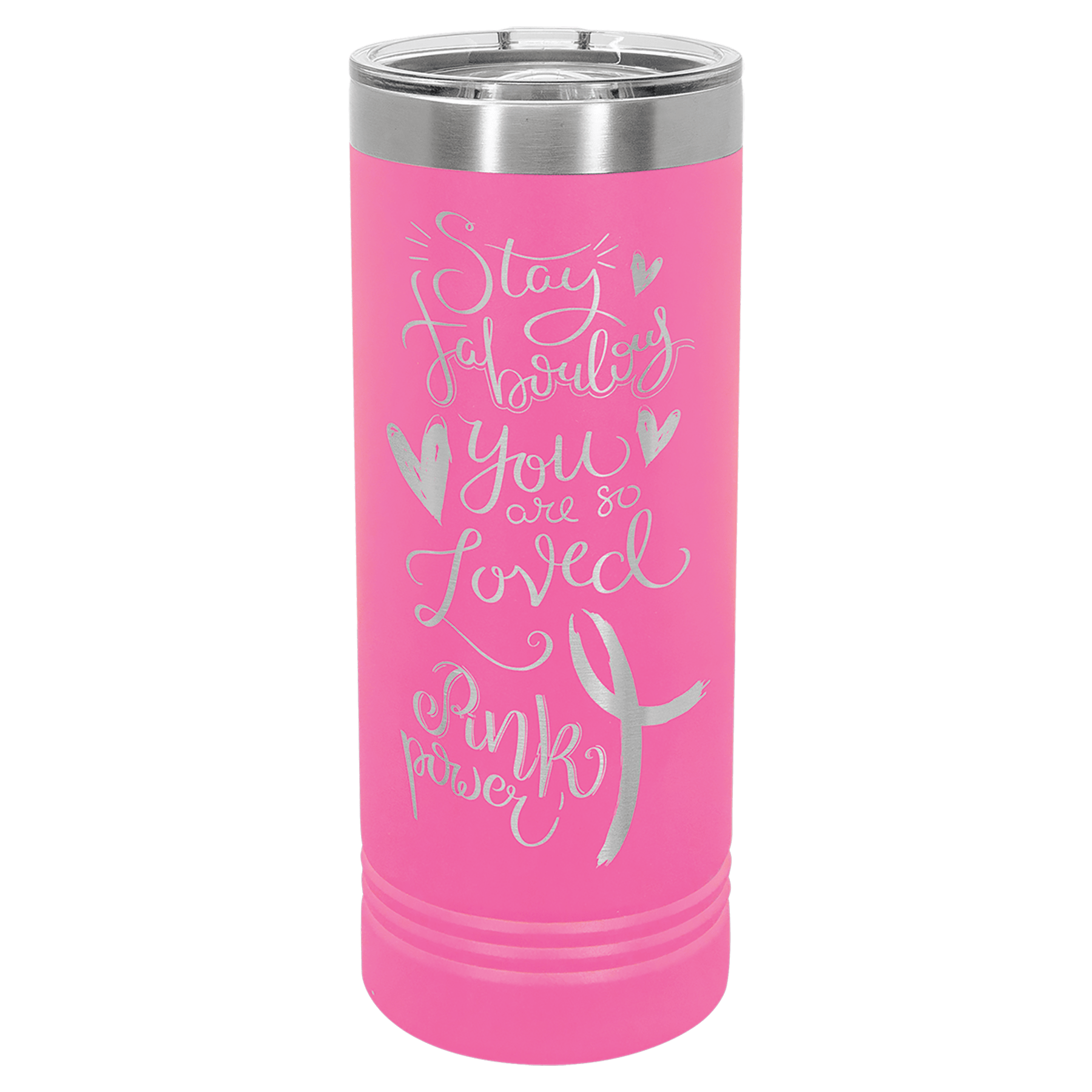 22 Oz. Stainless Steel Skinny Tumbler With Slider Lid 10