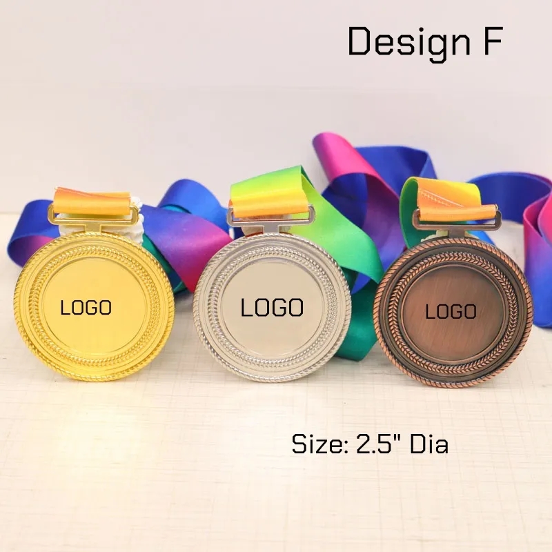 Lot Winner Metal Medals with Neck Ribbons Trophy Award 17