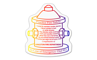 Fire Hydrant Vinyl Jar Opener 45