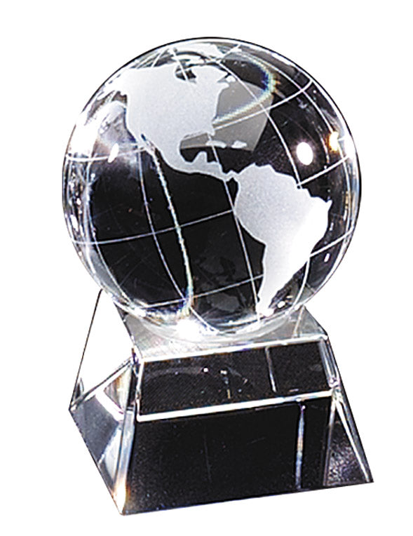 Crystal Globe On Clear Base 3