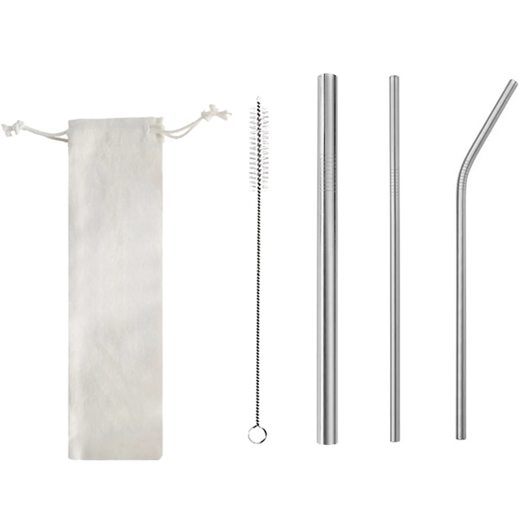 Stainless Steel Straw Set 5