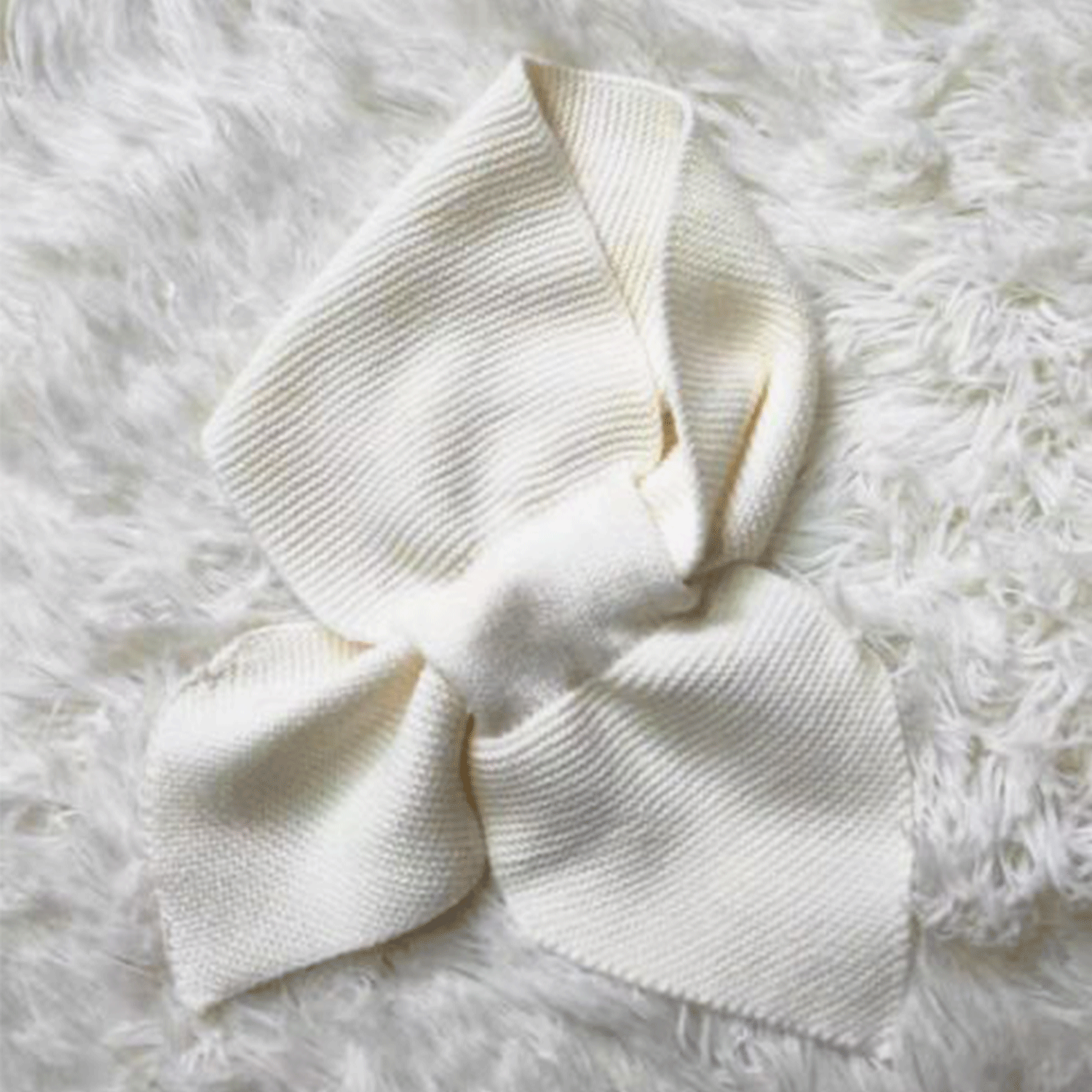 Winter women neck warmer soft knit bow shape colored Scarf 28