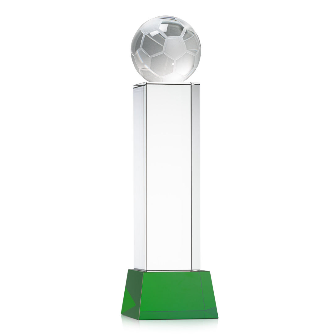 Soccer Ball VividPrint™ Award on Belcroft - Green 4