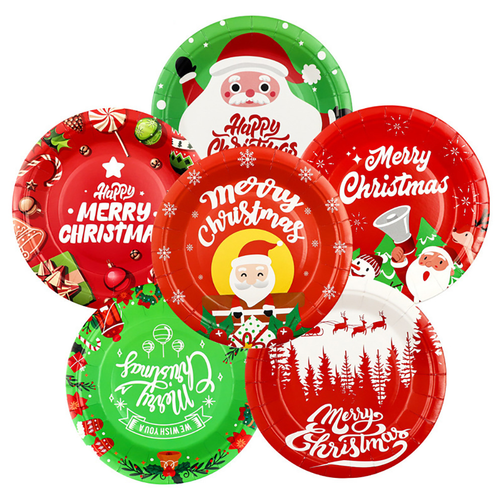 7'' Christmas Paper Plate 3