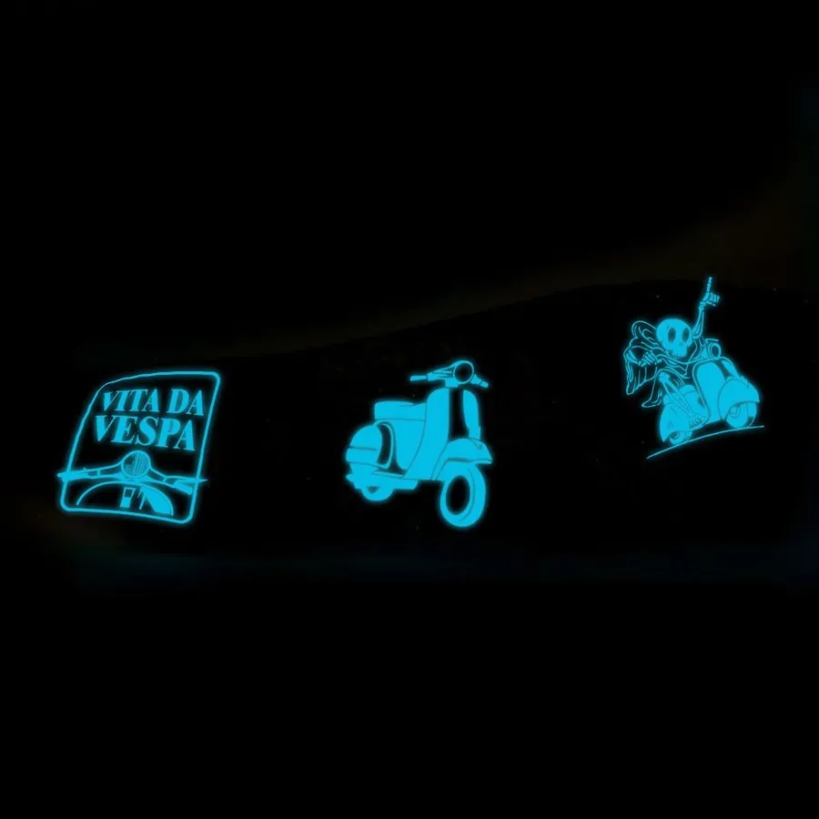 Custom Glow Green Tattoos 18