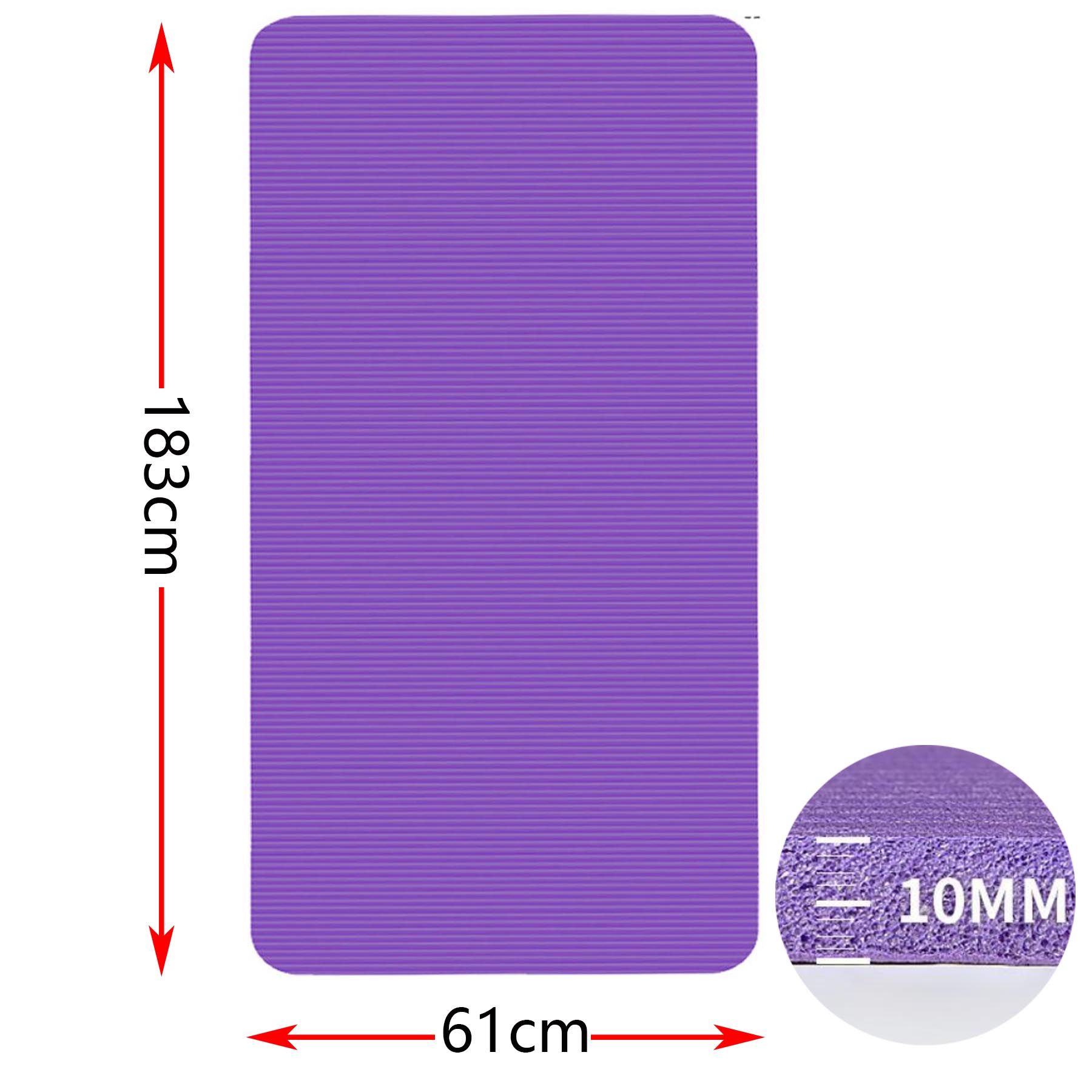 NBR High Density Yoga Mat 2