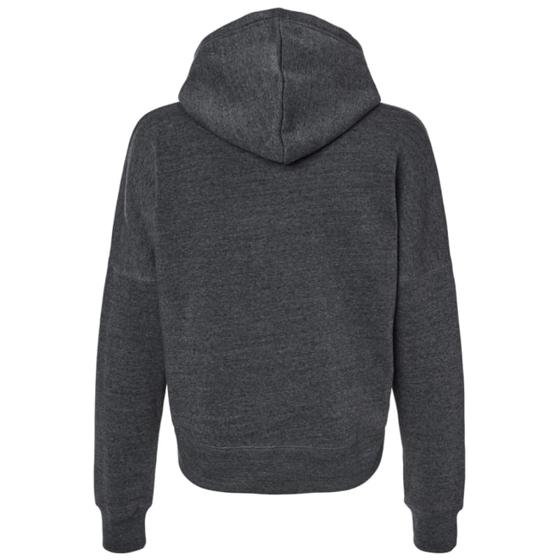 J America Ladies' Triblend Cropped Hooded Sweatshirt, custom hoodie or sweatshirt with logo imprint 10