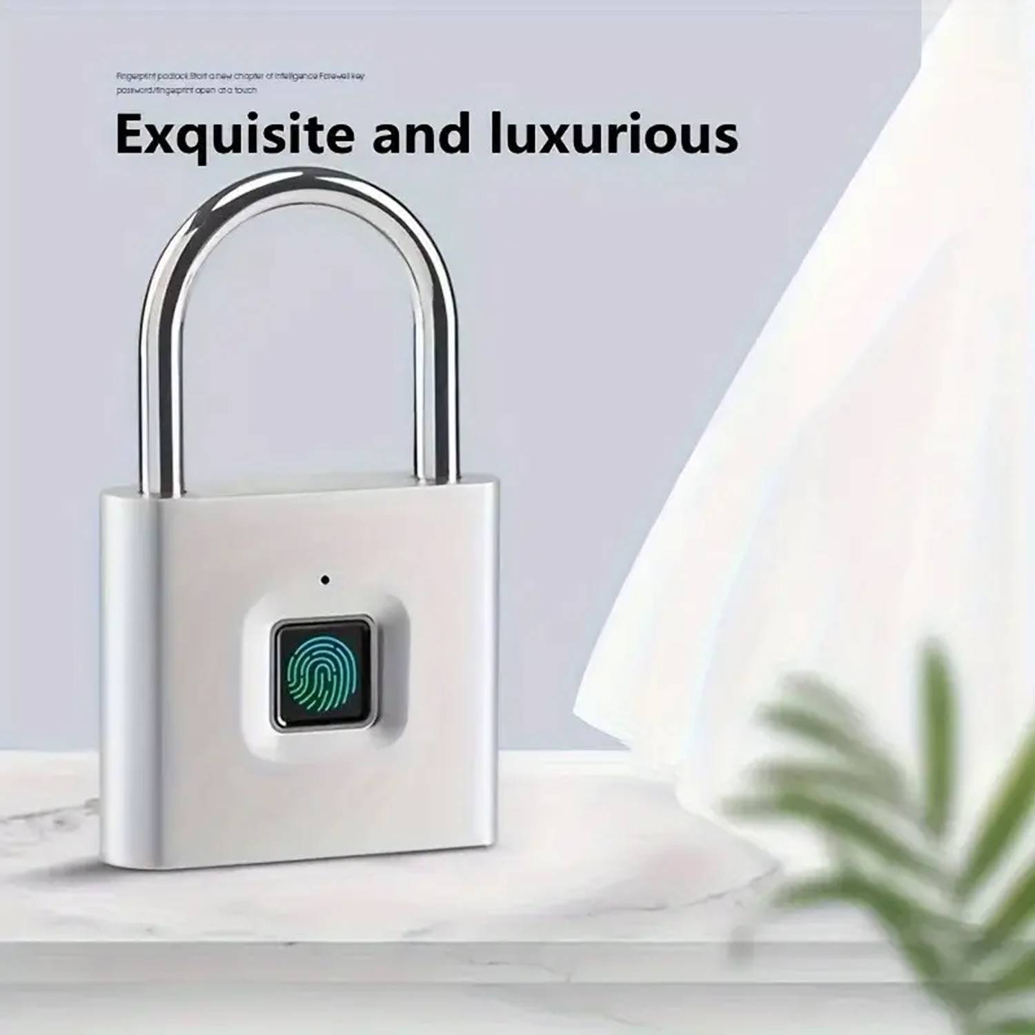 Stainless Steel Fingerprint Padlock 4