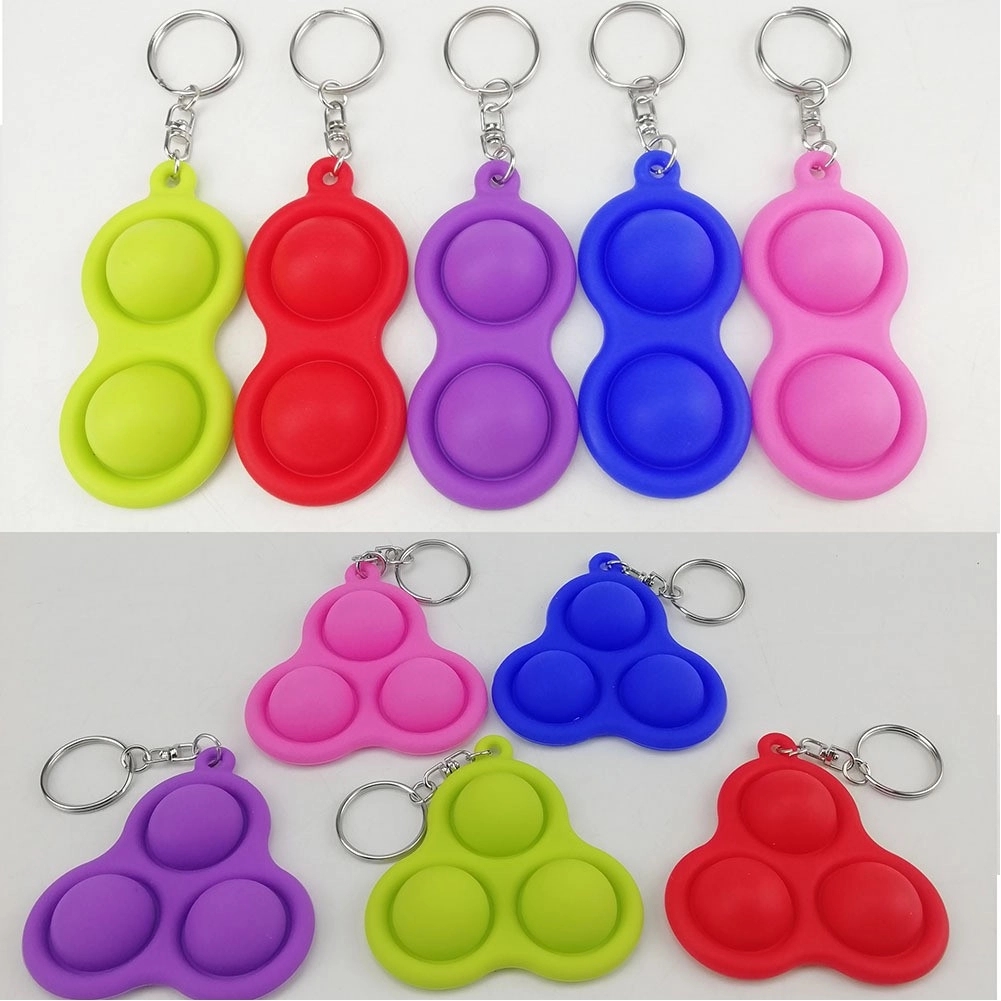 Silicone Pop Bubble Fidget Keychain 4