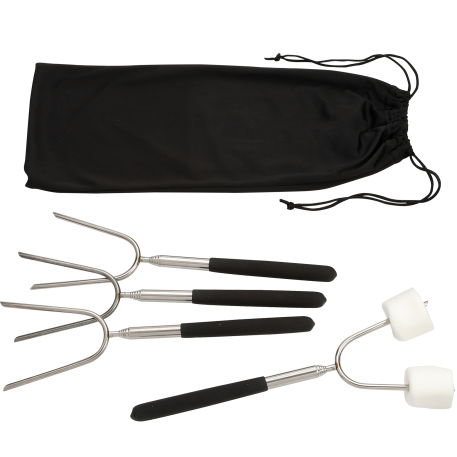 Extendable 34" Roasting Sticks with Carrying Case 35