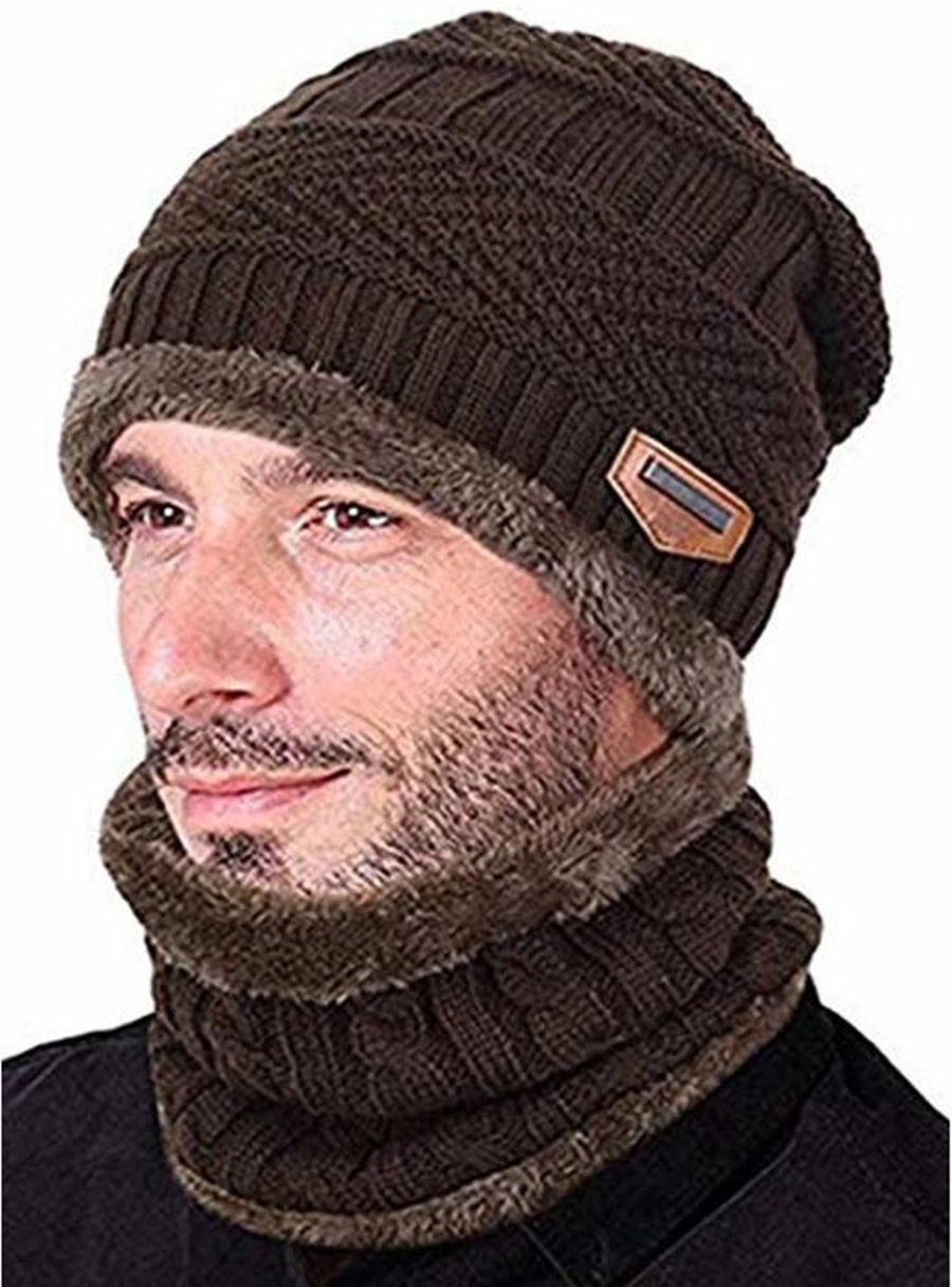 Warm Knit Hat Scarf Set 2