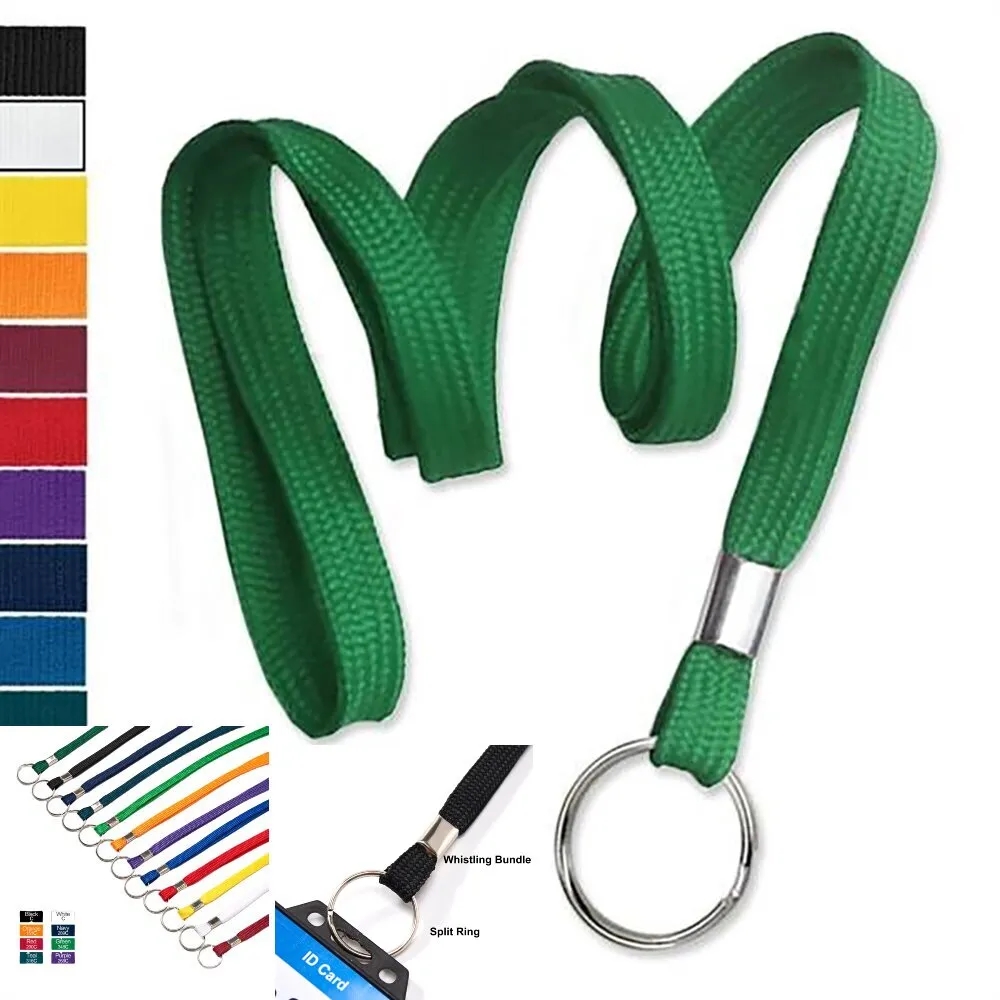 Non-Breakaway Polyester Lanyard with Split Ring 2