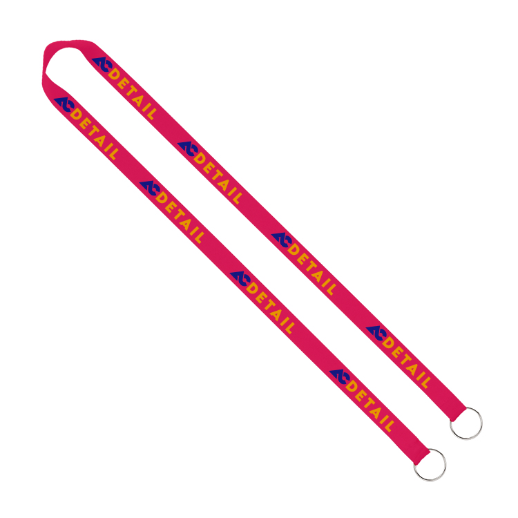 5/8" Sublimated Dual-Sided Lanyard with Double Clips 5