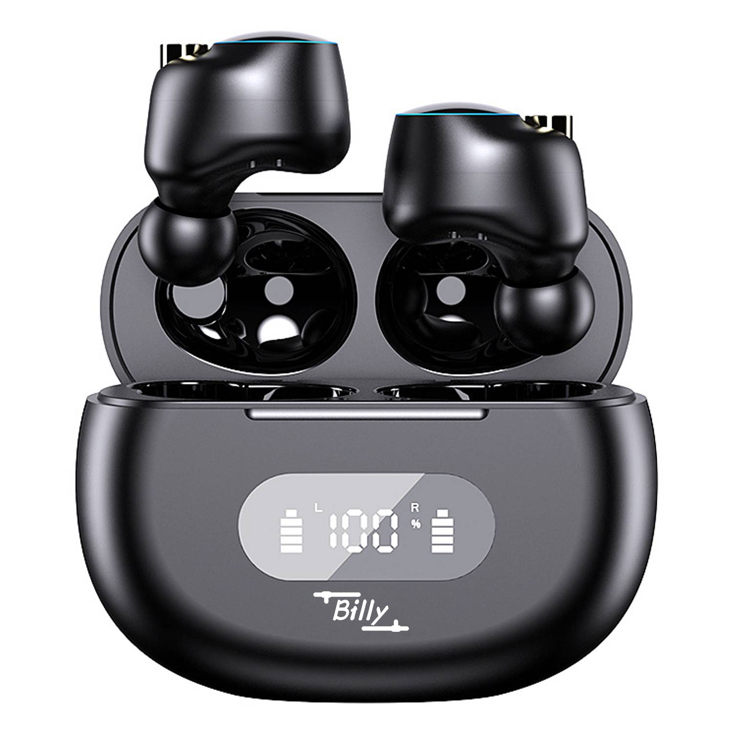 Bluetooth Headphones with LED Digital Display 1