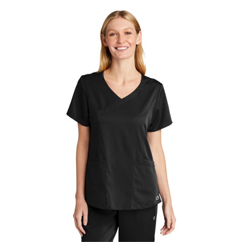 WonderWink Women's Premiere Flex Mock Wrap Top 15