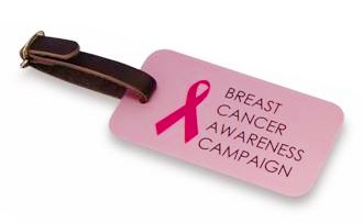 Breast Cancer Awareness Aluminum Luggage Tag 2
