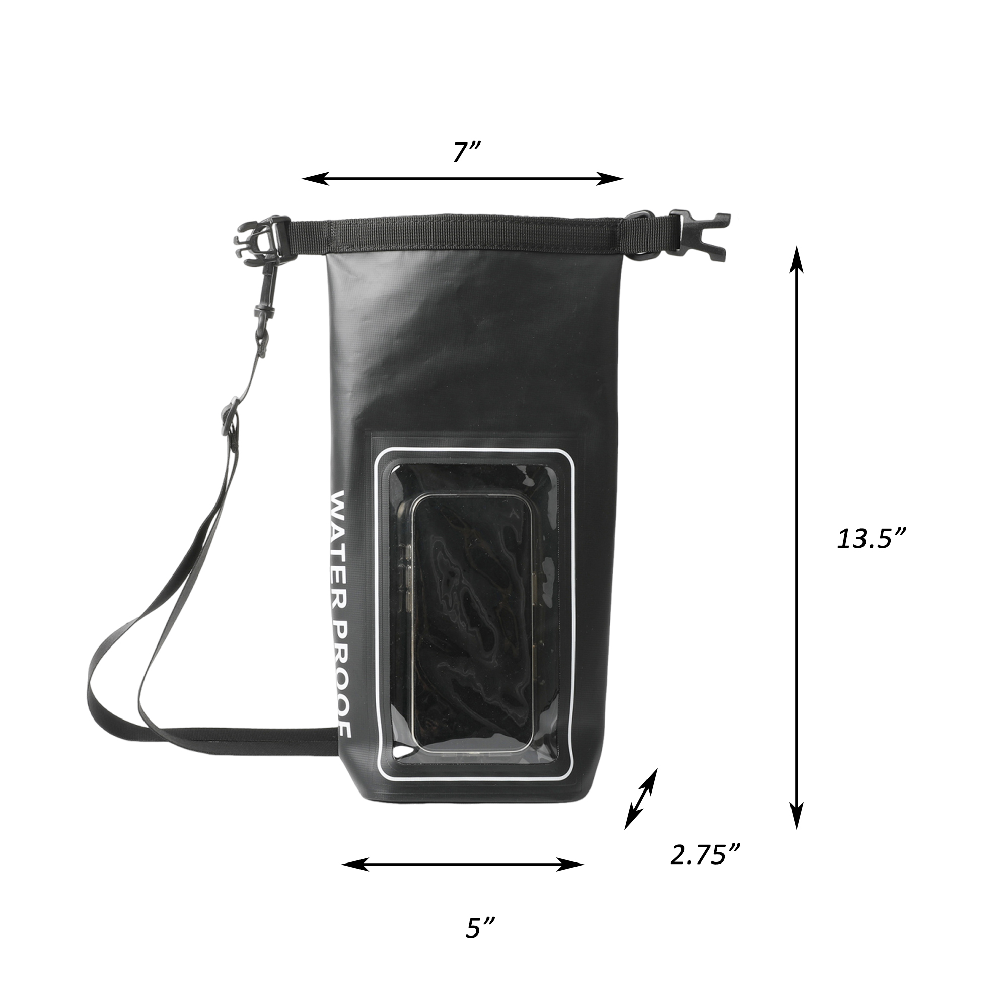 2L Clear Phone Pouch Waterproof Dry Bag 3